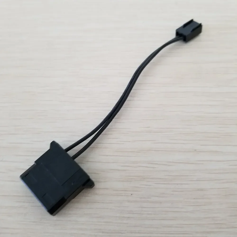 D-Type IDE 4Pin Female to 3Pin Male Cooling Fan Transfer Power Cable Adapter 22AWG 10CM