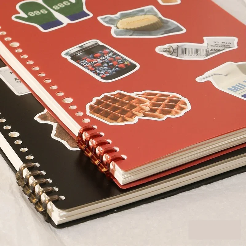 Loose Leaf Notebook refillable page Diary Planner Office School Supplies Stationery cute gel pen student writing a5 cute shell - 6