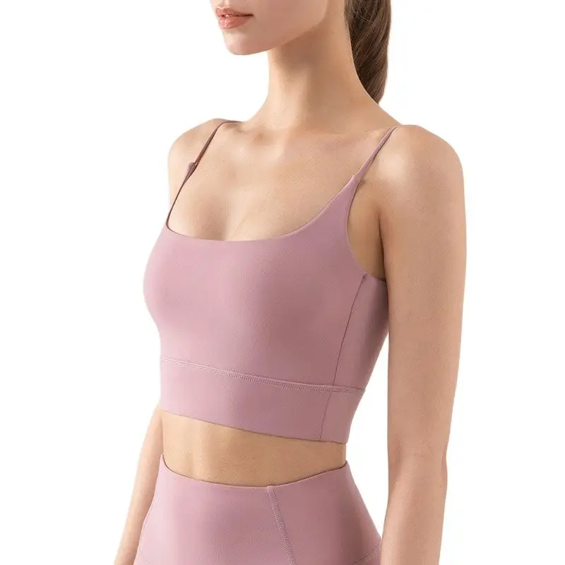 

Спортивный бюстгальтер с мягкими чашечками, милая майка для тренажерного зала, фитнеса, бега, Быстросохнущий противоударный бюстгальтер без косточек, нижнее белье, женская одежда для активного отдыха