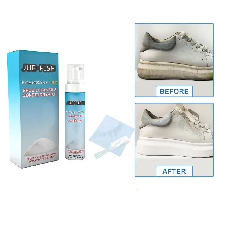 

Набор для чистки и ремонта обуви Jue-Fish, портативное Отбеливающее средство для удаления пятен с обуви, с желтой отделкой