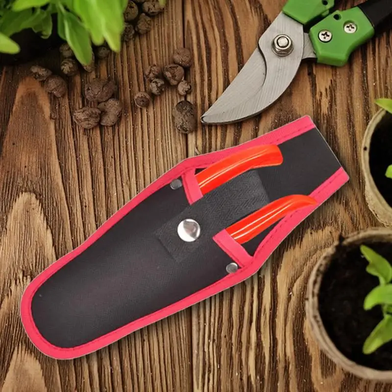 Gardening Scissors Bag Canvas Pruner Sheath Protective cover Pruning Scissor Case Sheath Portable Holster Pruner Tool Bag