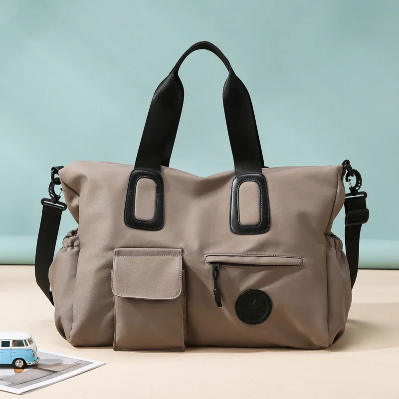 Oxford Fabric Shoulder Bag Gym Travel Duffle Large Capacity Waterproof Portable Swim Bag for Women Men Outdoor Sports 6