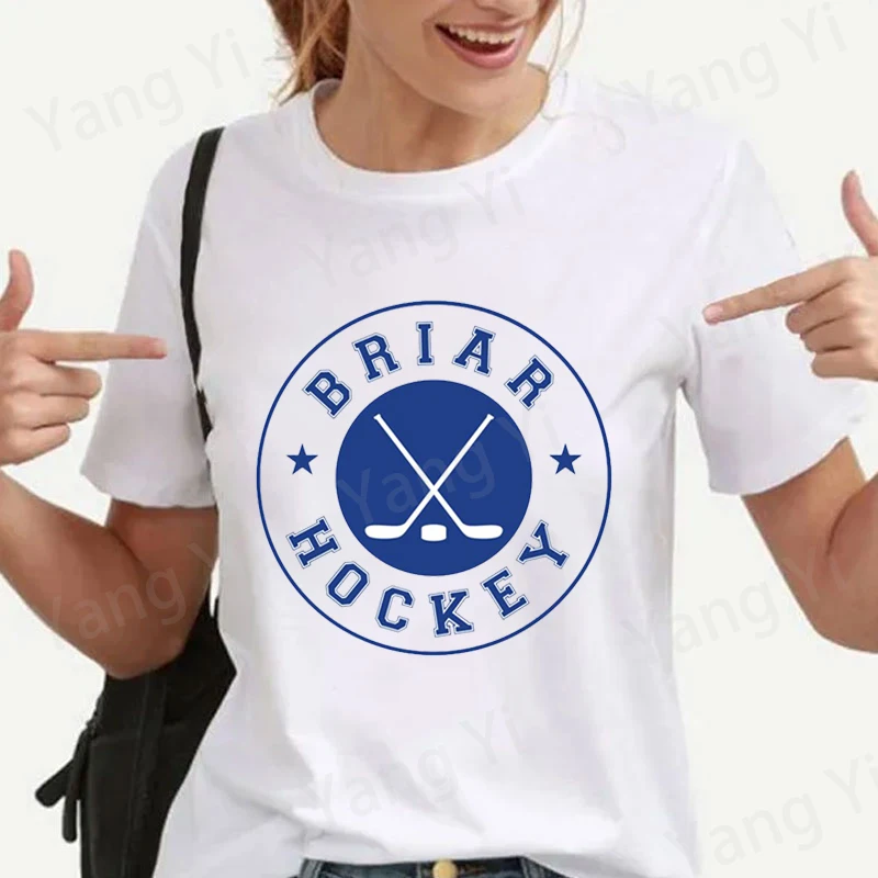 T-shirt imprimé Off Campus, mode d'été décontractée, manches courtes, col rond, t-shirts pour femmes/hommes, motif Briar Hockey, t-shirt neutre 1 T-shirt imprimé Off Campus, mode d'été décontractée, manches courtes, col rond, t-shirts pour femmes/hommes, motif Briar Hockey, t-shirt neutre 1