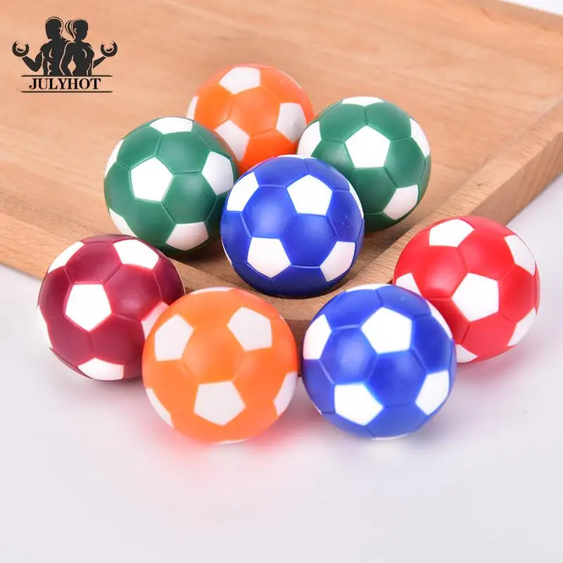 8/6/4pcs Premium Material Resin Mini Colorful Table Soccer Footballs Replacement Balls Tabletop Game Mini Soccer Ball 32mm