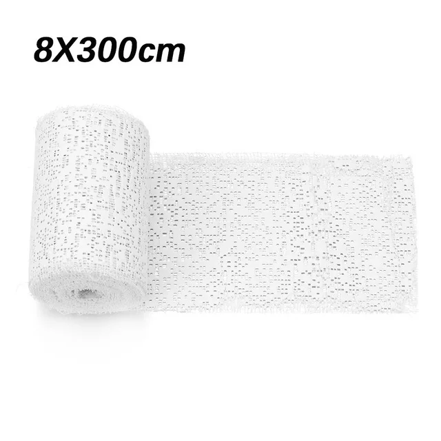 1roll Plaster Bandages Cast Orthopedic Tape Cloth Gauze Premium 8X300cm