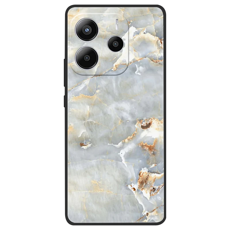 Marble Painting Pattern Soft Silicone Anti-Drop Phone Case