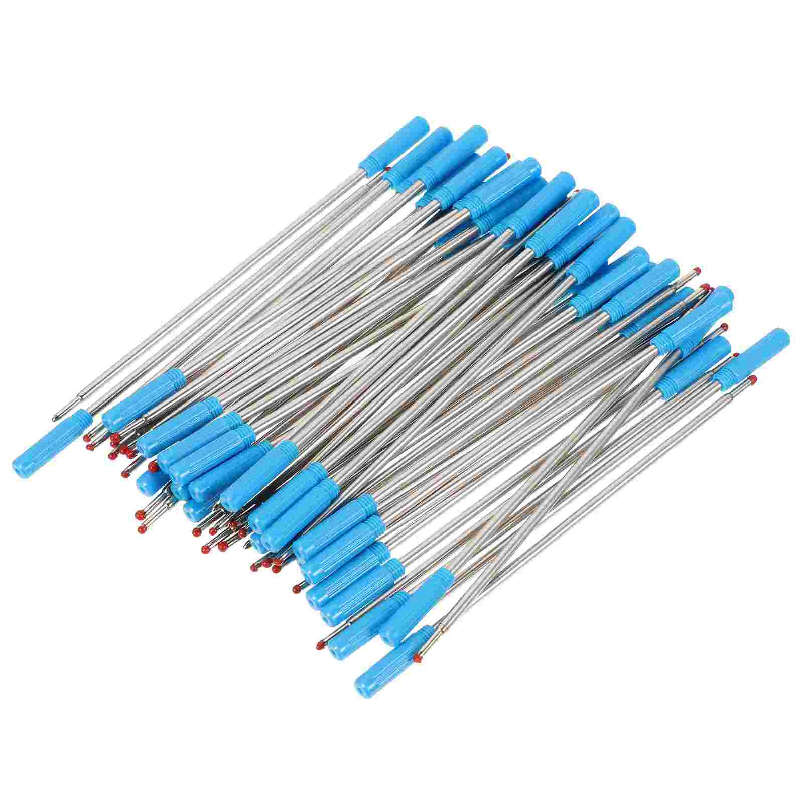 50 Pcs Ballpoint Pen Refill Pens Bulk Items Gifts The Cross Party Favors Office Refills Metal Child 5 pcs blank canvas mini canvases paint pouring supplies small for painting 6x8 stretched frame watercolor bulk child