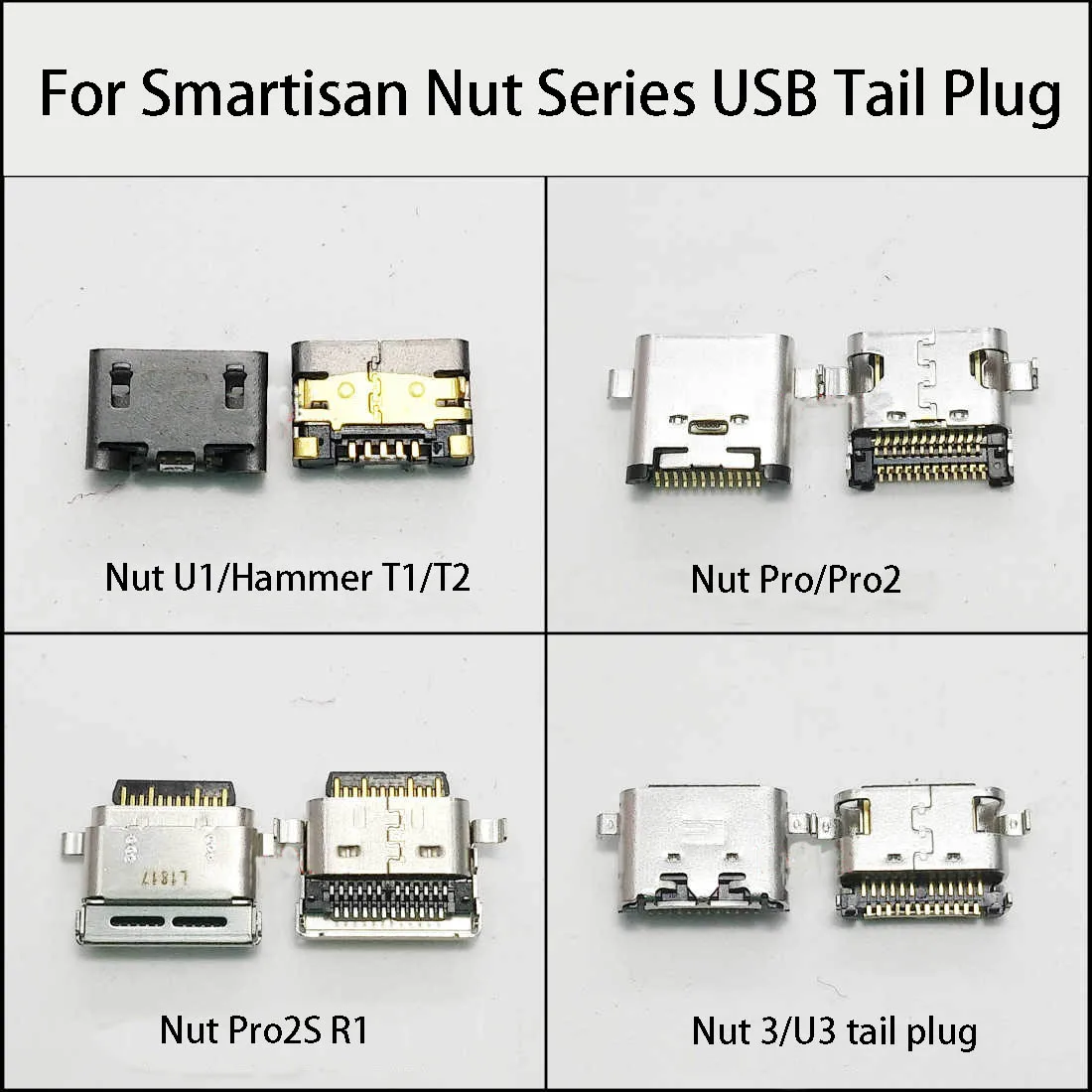 1 STÜCK USB-Ladedatenanschluss Stecker-Schnittstellenanschluss für Smartisan Hammer Nut 3 U1/Hammer T1/T2 Pro2S R1 U3 ZTE Far East 10 Telefon