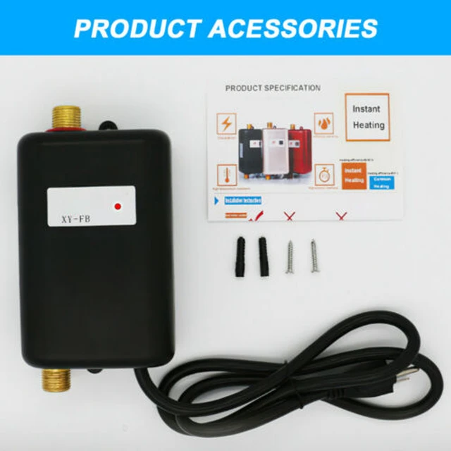 220 V 3800W 50Hz Mini Electric Instant Hot Water System Tankless Shower  Heater Under Sink Tap Faucet Standard Water Heaters - AliExpress