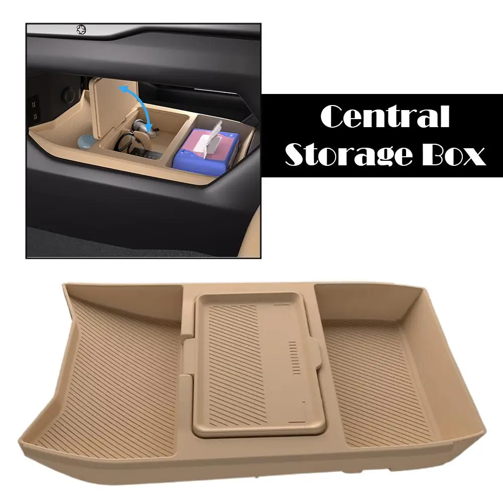 Auto-Mittelkonsole Untere Aufbewahrungsbox für Jetour Traveler T2 2023-2025 – Sonnenbrillen-, Handy- und Schlüsselaufbewahrungsbox – Detail 1