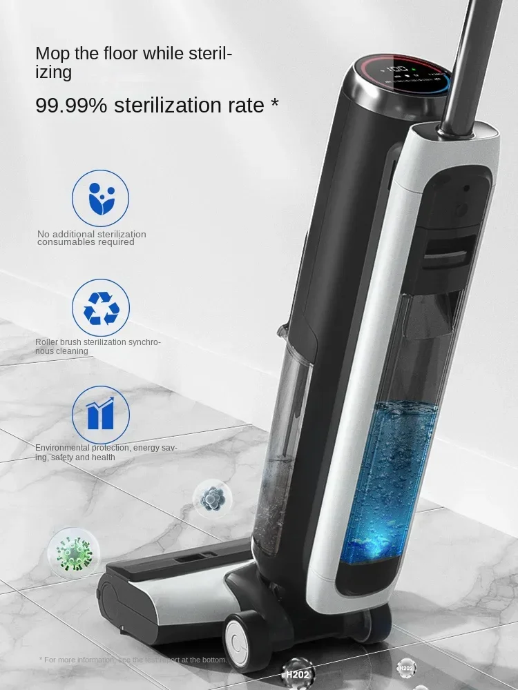 Tineco Fuwan 2.0LED Floor Washer Household Appliances Antibacterial Edge Suction Mop All-in-one Cleaner Automatic Mop 4