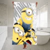 Cute M-minions Towel Quick Drying Pure Cotton Polyester Thick Bath For Children Adults Sports Travel Swimming And Surfing Towels 6