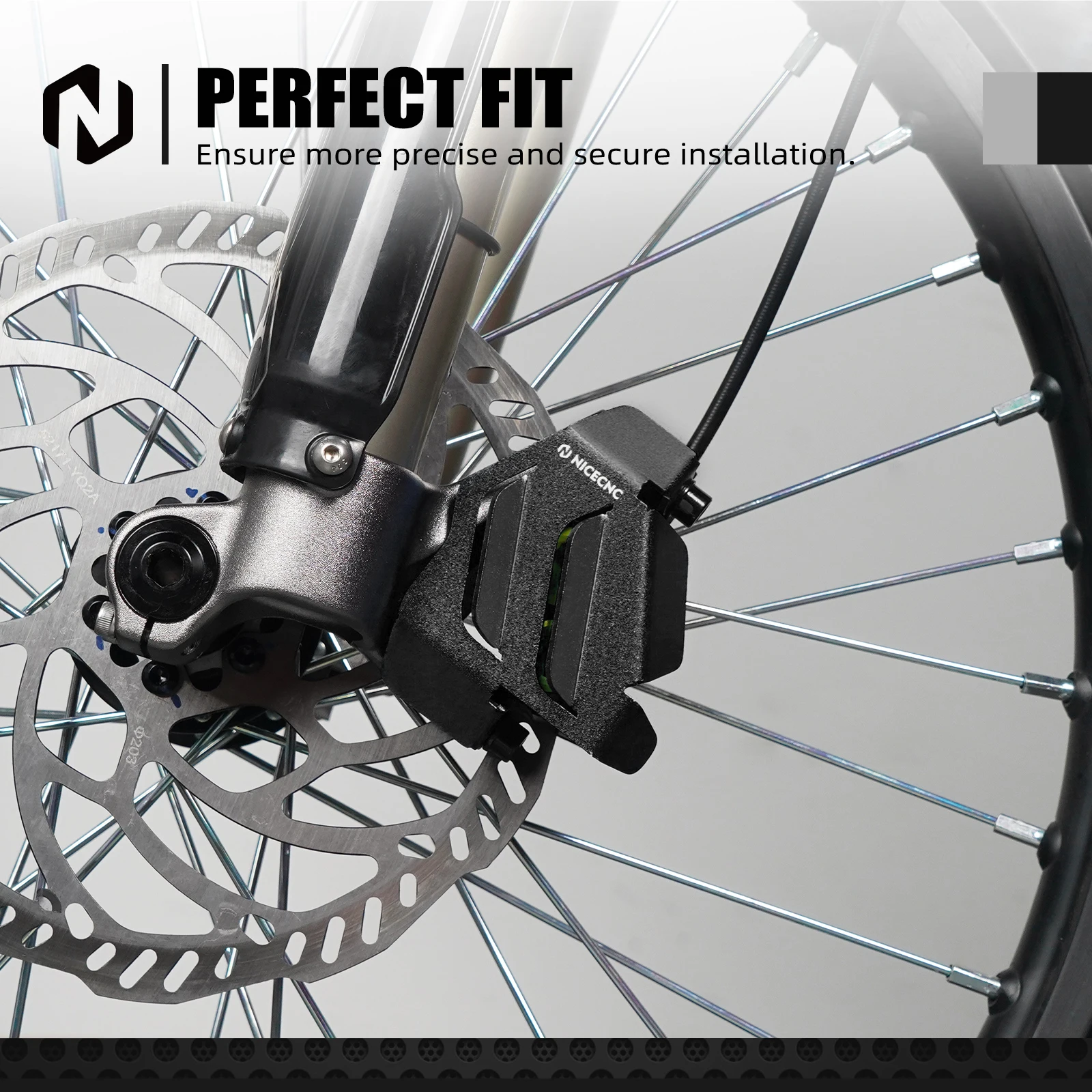 Für Surron Light Bee X Aluminium Vorderradbremssattelschutz für Sur-ron Light Bee S L1E für Segway X160 X260 Elektro-Dirt-Bike – Detail 9