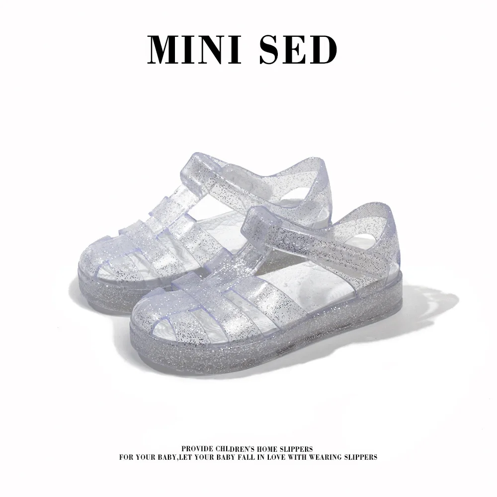 Mini Sed Children Summer Roma Saandal Girl Classical Fashion Candy Shoes Boy Simple Caual Beach Sandals SO142 baby shoes kids shoes children sandals kids sandals beach shoes