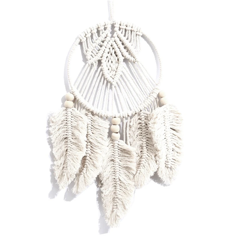 1Pcs Dreamcatcher Handmade Woven Dream Catcher Hand Decor Macrame Decor Wall Art Dream Catcher Wedding Decor 3