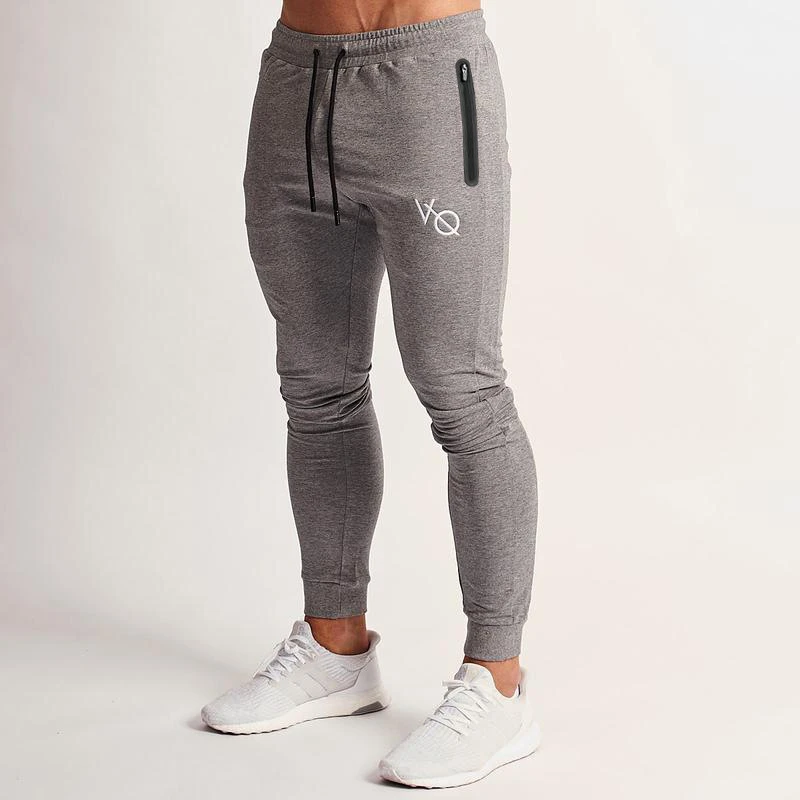 Joggers Sweatpants Men Sports Fitness Cotton Pants Fashion Men's Clothing Drawstring Casual Pants Gym Running Training Trousers