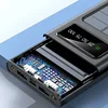 200000mAh Solar Power Bank Super Fast Charging Ultra High Capacity 4 Wire Digital Display External Battery For iphone 15 Xiaomi 3