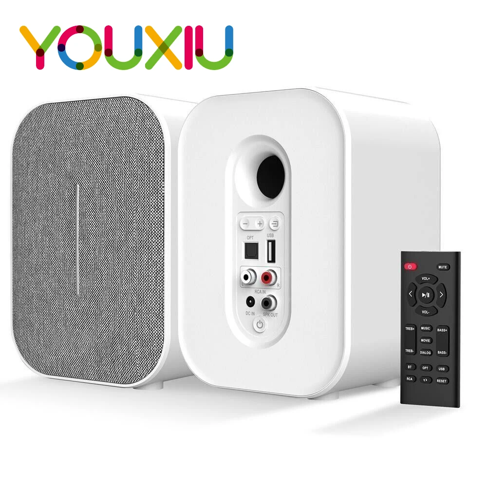 50W Bookshelf Subwoofer HiFi Speaker Game Bluetooth Speakers Home