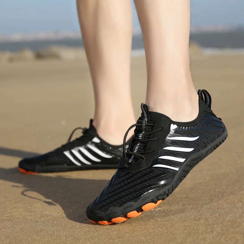 Men's Waterproof Neoprene Water Shoes, Barefoot, Outdoor Beach Upstream Aqua Sneakers, Plus Size, Nonslip, River Sea Diving