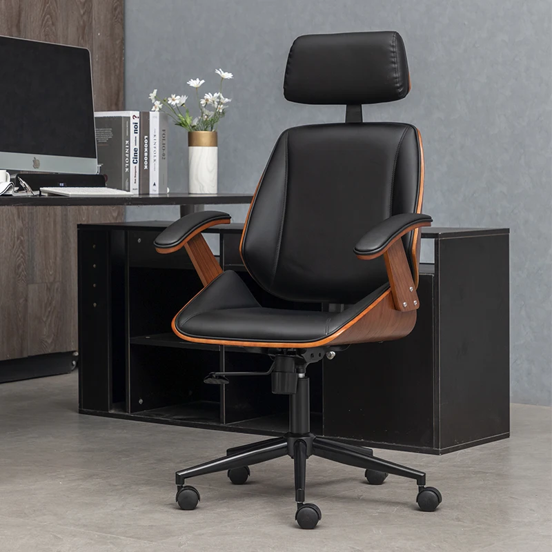  Silla de escritorio de oficina, silla de computadora para el  hogar, silla de computadora simple, silla de oficina de conferencia,  respaldo de silla giratoria de elevación : Hogar y Cocina