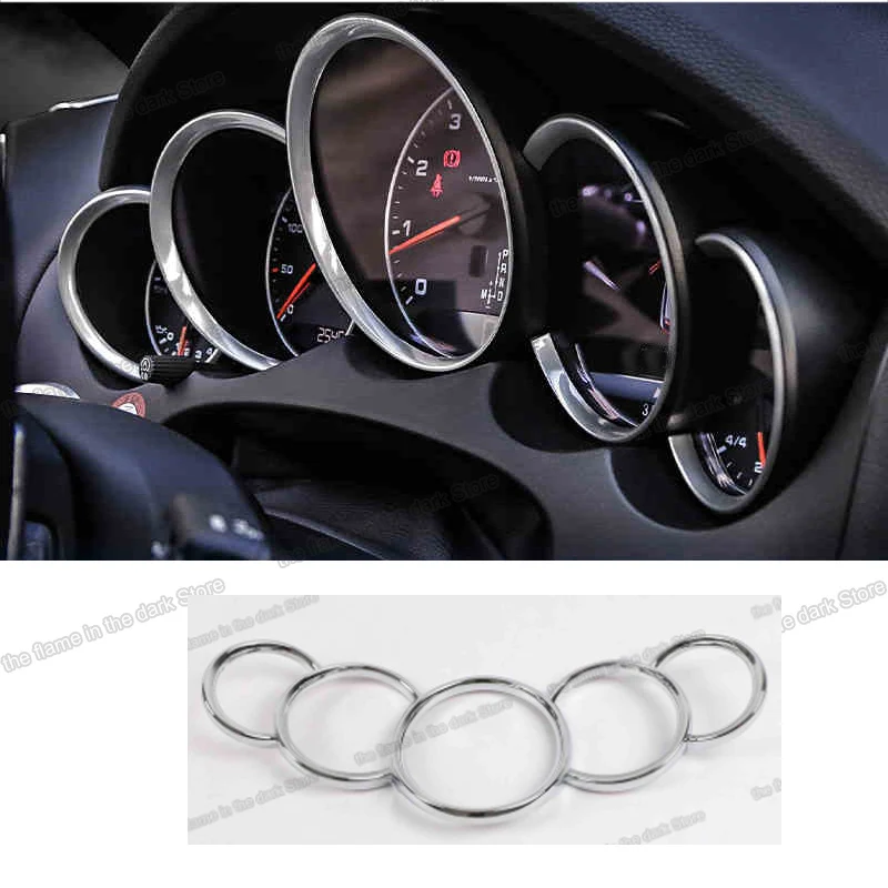 

Lsrtw2017 car dashboard screen frame trims for Porsche Cayenne Panemera 2012 2013 2014 2015 2016 2017 accessories 958 970