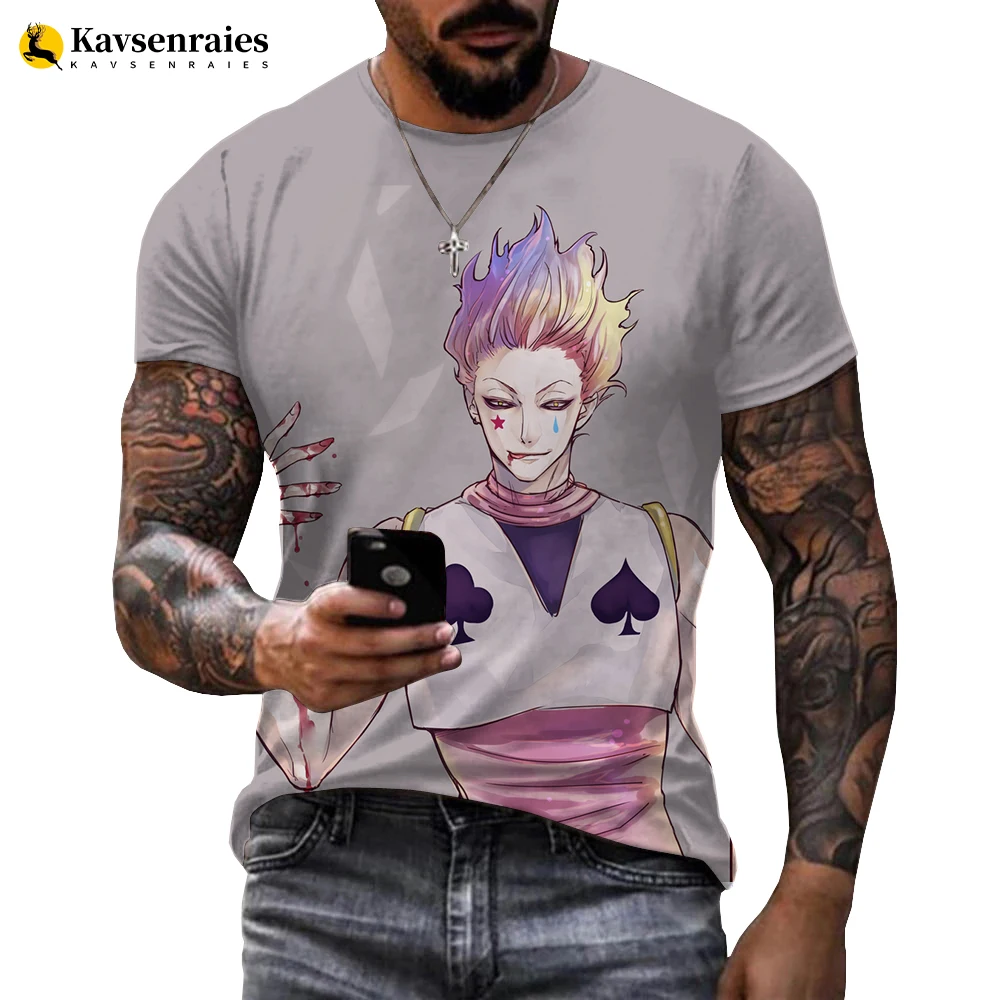 

Anime Hunter X Hunter 3D Print T Shirt Women Men Japanese Streetwear Hip Hop HXH Killua Hisoka Cosplay T-shirt Summer Tops 6XL