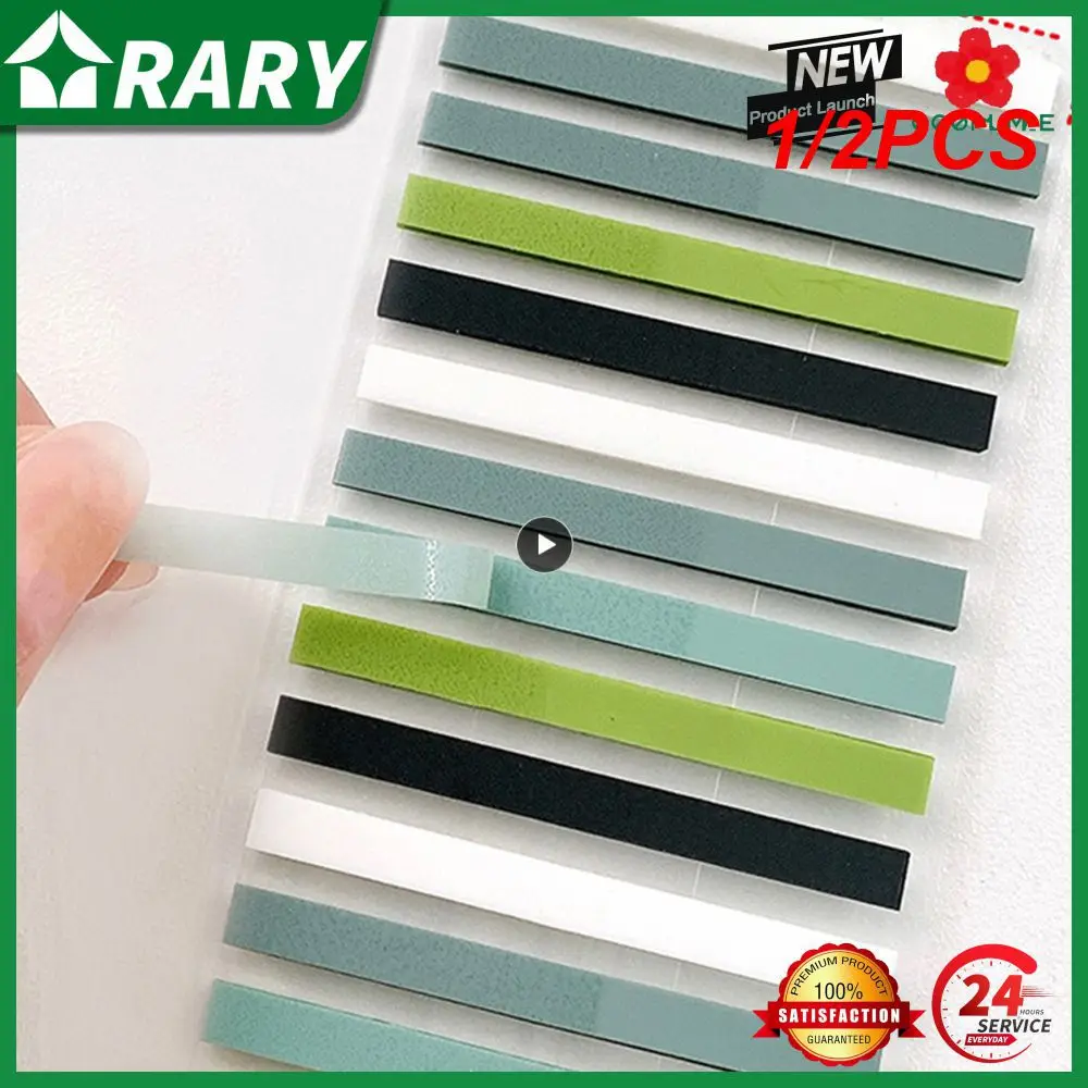 

1/2 шт., прозрачные флуоресцентные наклейки-флаги