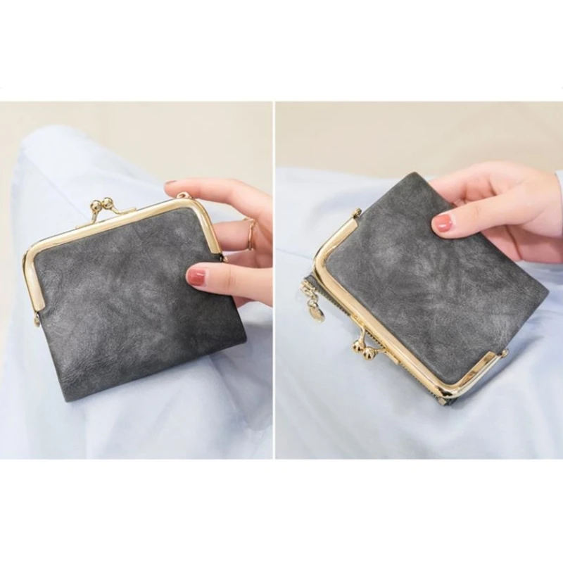 Fashion Business Money Coin Purse Wallet PUCredit Card Holder for Women