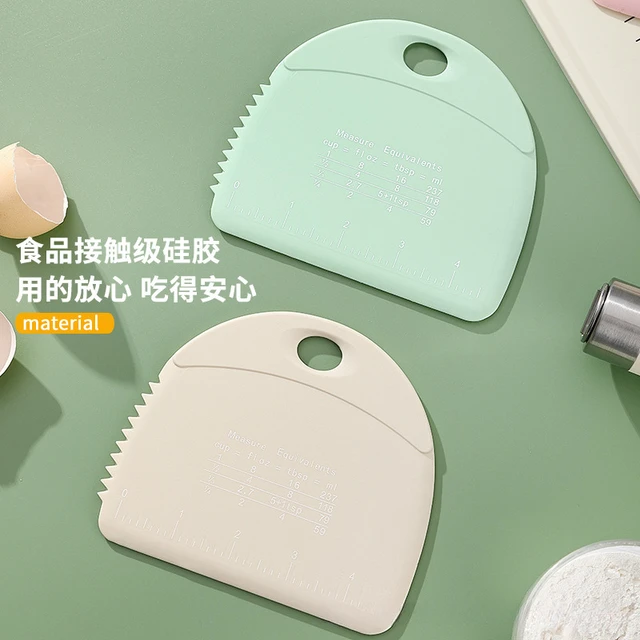 Dough Scraper For Baking Dough Pizza Cutter Pastry Slicer Blade Kitchen  Gadgets Silicone Dough Slicer With