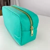 Letter Patch Custom Travel Cosmetic Bag Personalized Nylon Pouch Toiletry Bag Chenille Patch Makeup Toiletries Girl Cosmetic Bag 4