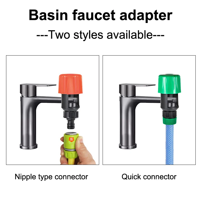 Rubinetto Universale Per Tubo Da Giardino Connettore Per Tubo Da Cucina Adattatore Per Rubinetto Per Irrigazione Strumento Per Irrigazione Miscelatore Connettore Per Tubo Tubo Per Tubo (Verde - Foto 2