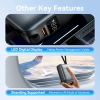 Vention 10000mAh Power Bank Fast Charging PD 35W Portable Mini PowerBank for iPhone 17 16 15 Xiaomi External Battery Charger - Image 6