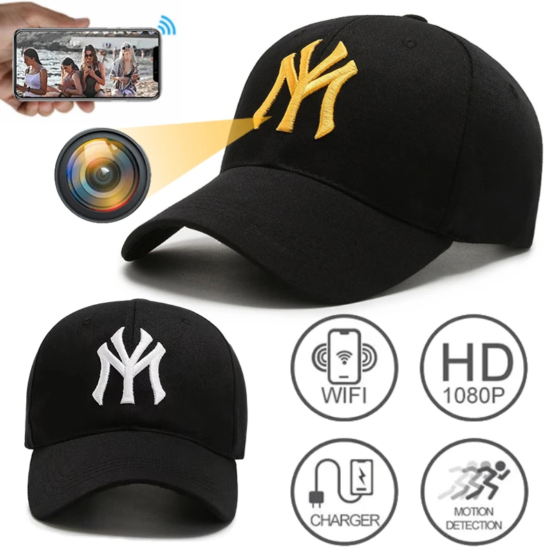 1080P HD WIFI Mini Camera Portable Baseball Cap Camera Sports Outdoor