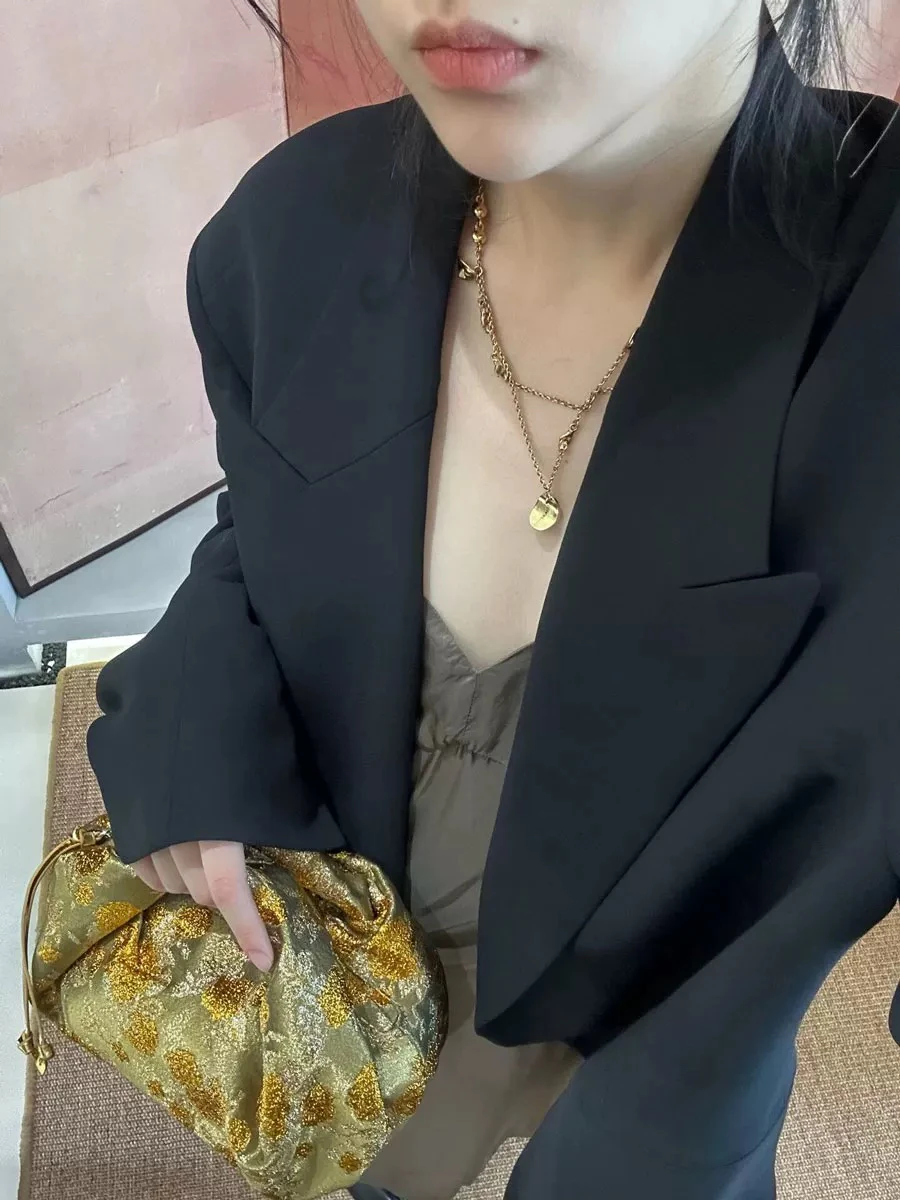 Fashion Satins Dumpling Bag Ruched Shoulder Bag Designer Tote Bags for Women Silk Hobo Cloud Crossbody Bags Female Shopper