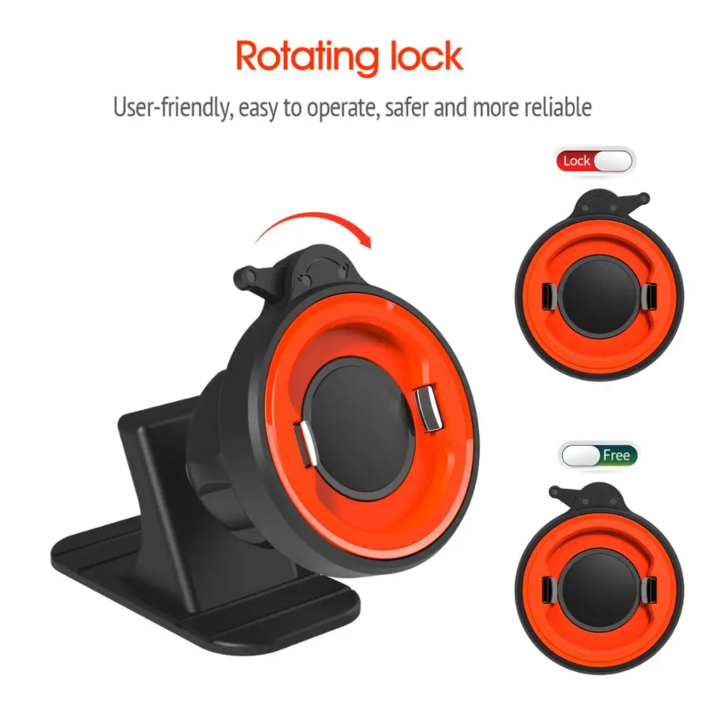 Universal Car Phone Holder Mount – Portable Dashboard & Windshield GPS Stand Accessory