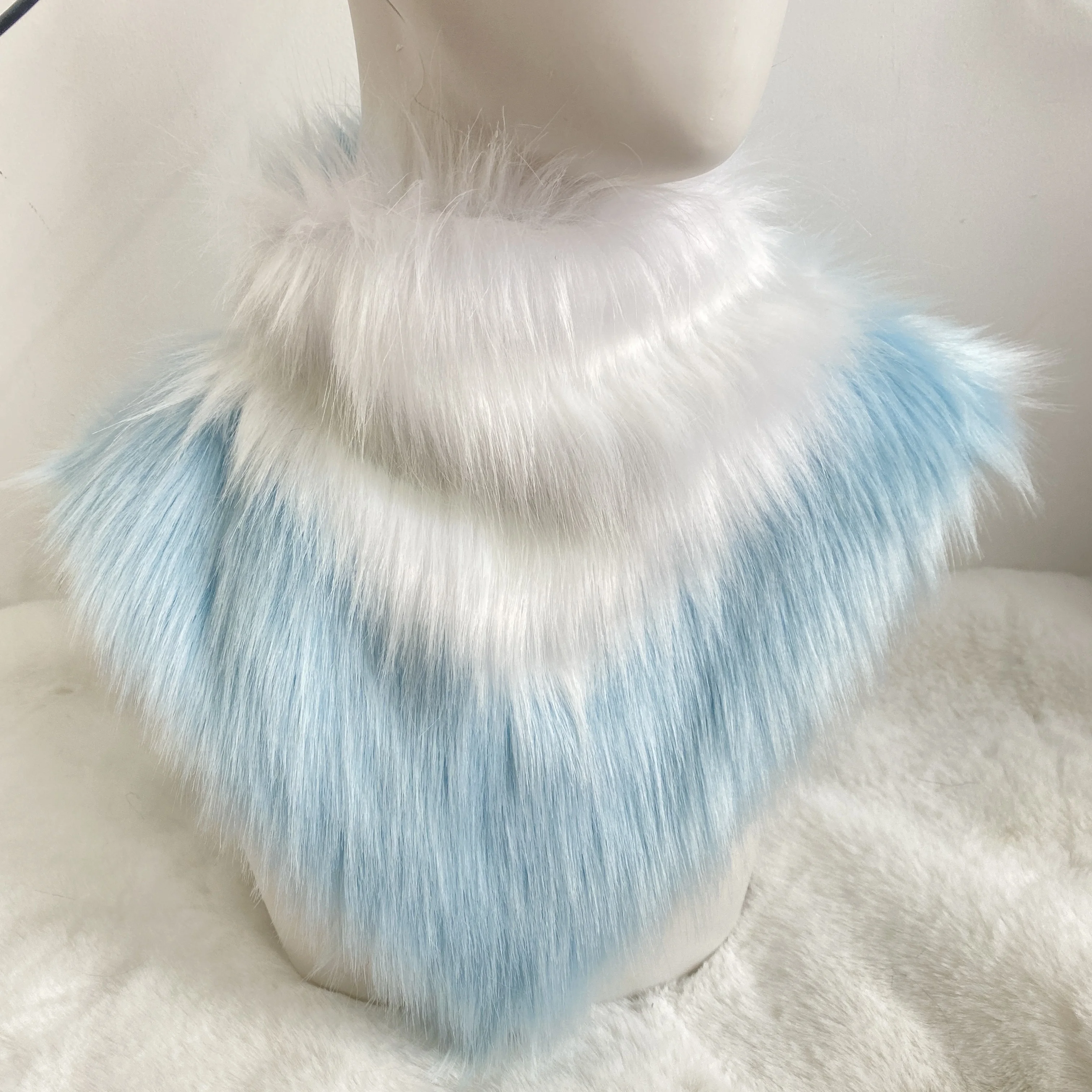Furry Scarf Bib Collar Vest Fursuits Partial Accessories Short Fur Many Colors Cosplay Costumes Animal Costume Accessories