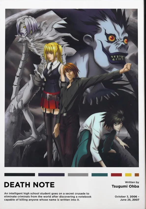 Japanese Anime Suspense Poster - HD High Quality Cool Wall Art Canvas Painting