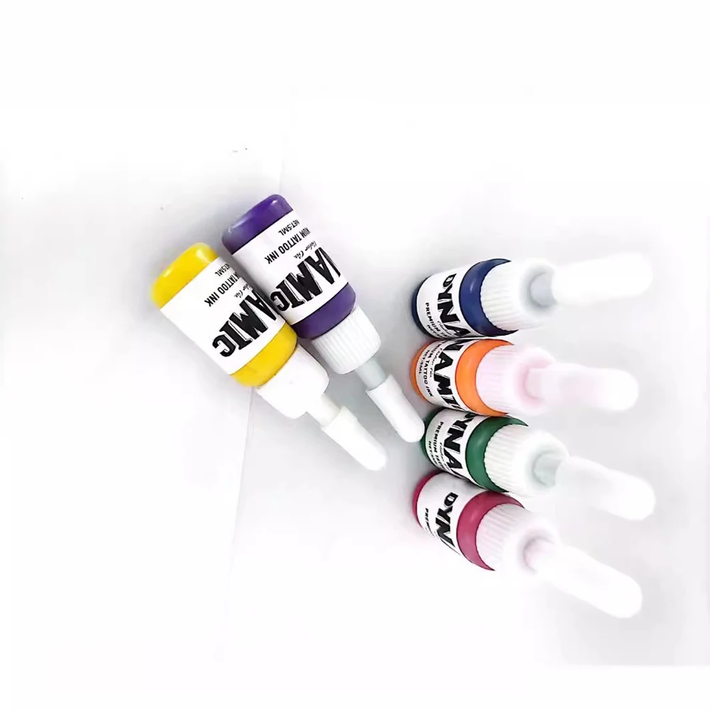 Tattoo Ink Set 10 Complete Colors Pigment Kit 1/6oz (5ml) Tattoo Supply for Kit Body Practice Pigment tattoo ink tattoo ink pigment tattoo ink kit