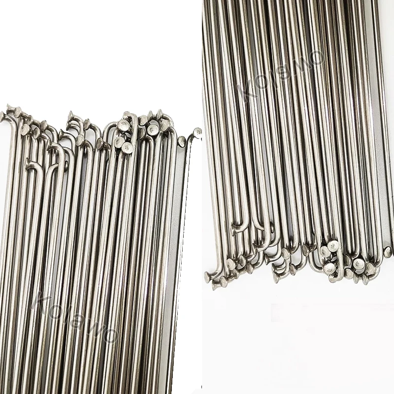 36Pcs 13G Bicycle Spokes MTB Cycling Stainless Steel Spoke With Copper Nipples Road Bike 2.2mm Electric Bicycle Spokes bicycle spokes bike spokes nipples