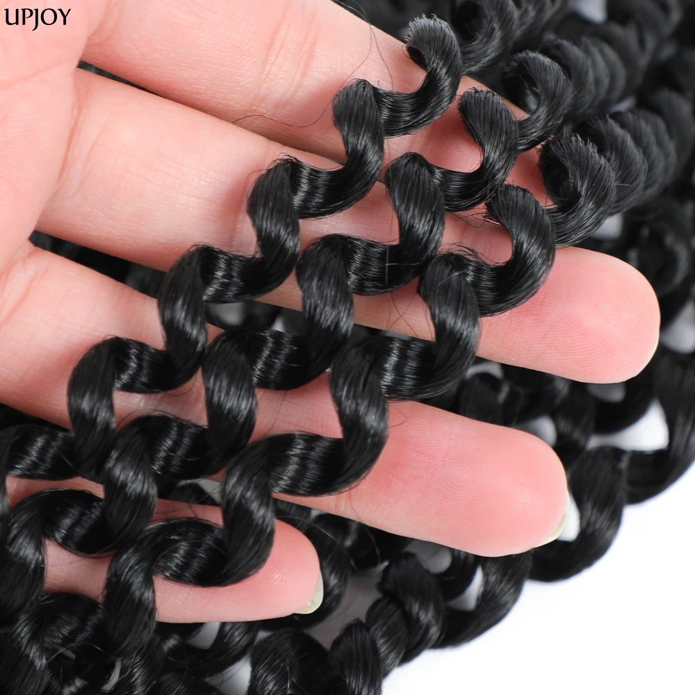 18 Inch Passion Twist Hair Boho Style Spring Twist Crochet Braids Hair Extensions Water Wave Hair for Black Women Locks cheveux 3