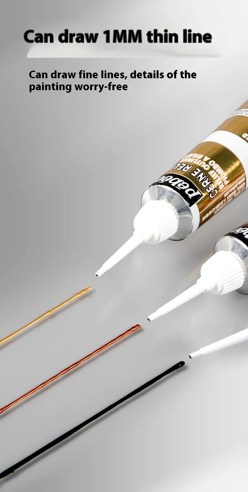 Multiple tubes of acrylic paint arranged neatly on a table