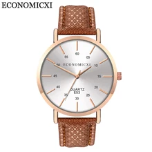 

2022 New Watch Women Fashion Simple Style Luxury Ladies Quartz Wristwatch Fashion Leather Strap Clock Creative Dress Watches