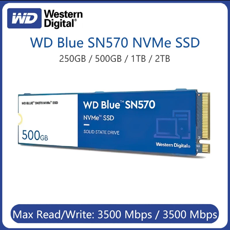 Disque SSD Western Digital Blue SN580 500Go - NVMe M.2 Type 2280