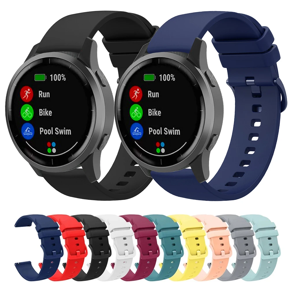 Premium Silicone Replacement Watch Band, Multiple Sizes Available