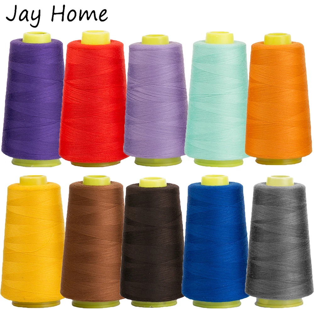 12 Color Sewing Thread Spools 402 All Purpose Polyester for Quilting Sewing  Machine 3600 Yards 