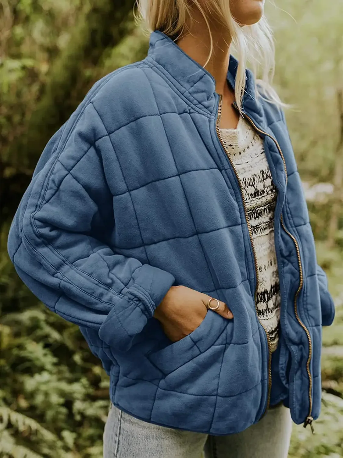 Spring Knitted Women Jacket Black Stand Keep Warm Thick Loose Coats Female Spring Casual Elegant Trendy Ladies Clothes