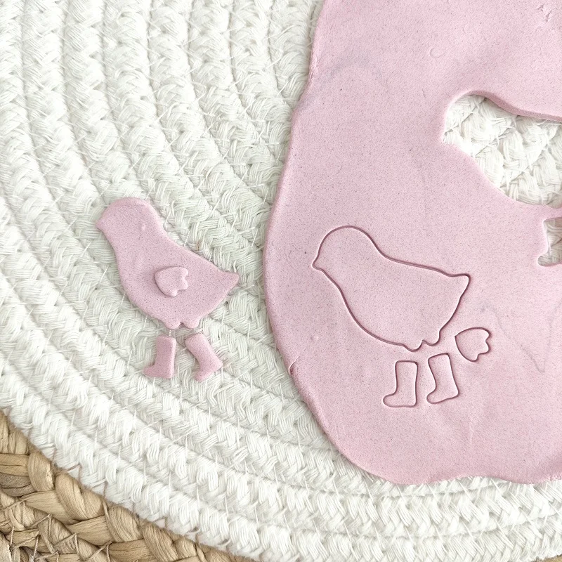 New Chick/duck/rooster Shape Polymer Clay Cutters Cute Soft Pottery Mold DIY Earrings Necklace Jewelry Cutting Pottery Tools polymer clay tools,pottery tools,clay sculpting tools,pottery sculpting tools,clay craft tool