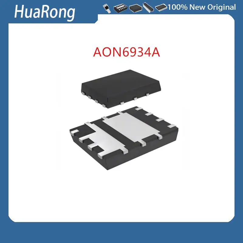 

10Pcs/Lot AON6934A AO6934A 6934A QFN8