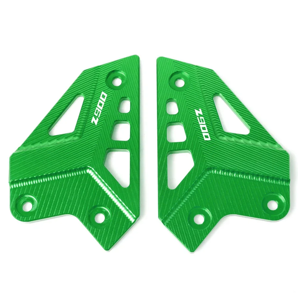 오토바이 액세서리 Kawasaki Z900 Z 900 2017-2019 2020 2021 2022 2023 FootPeg Footrest 후면 힐 플레이트 가드 보호대