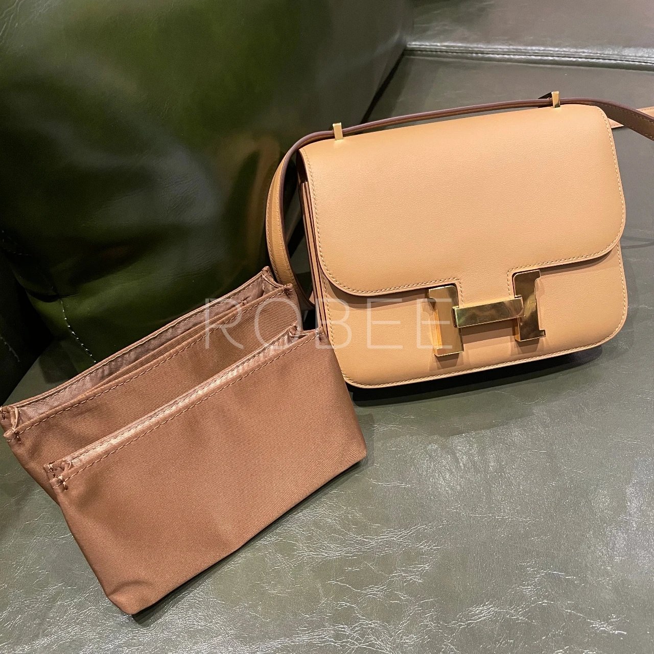 For Hermes constance Kangkang mini19 inner tank bag storage and finishing bag for women